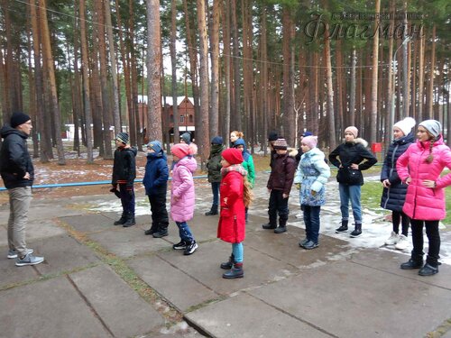 Делегация отряда на осенних каникулах в ДОЛ Буревестник